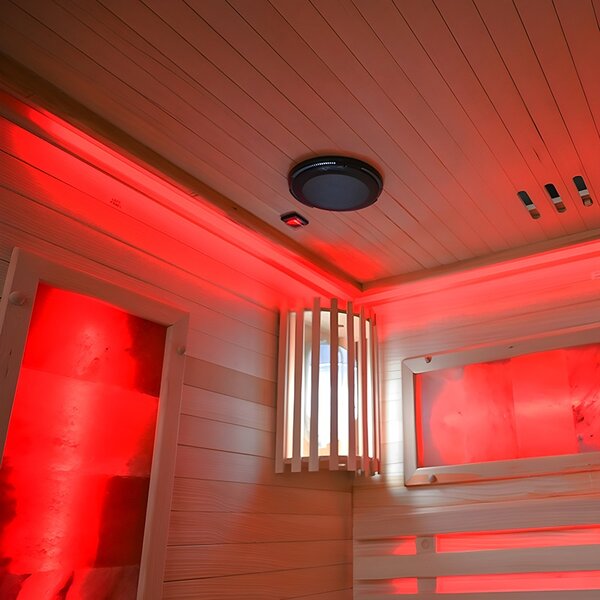 BPS-koupelny Fínska sauna FORSA2 BL 150x140, 3 osoby