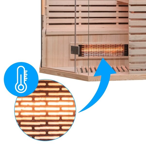 BPS-koupelny Infrasauna Alta 4 150x150, 4-5 osôb