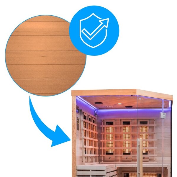 BPS-koupelny Infrasauna Alta 4 150x150, 4-5 osôb