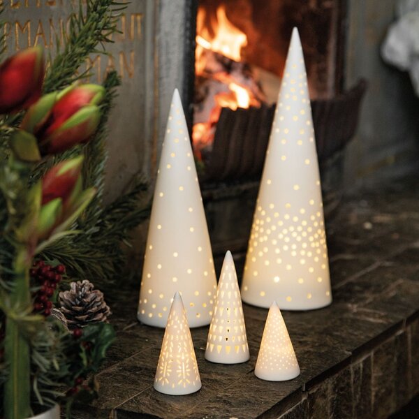 Mini LED svietiaci stromček White