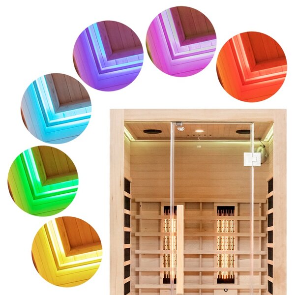 BPS-koupelny Infrasauna Alta 2 120x105, 2-3 osoby