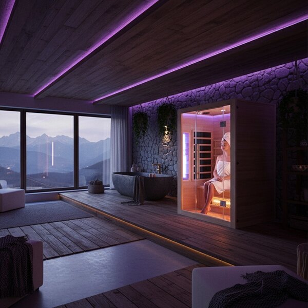 BPS-koupelny Infrasauna Alta 2 120x105, 2-3 osoby