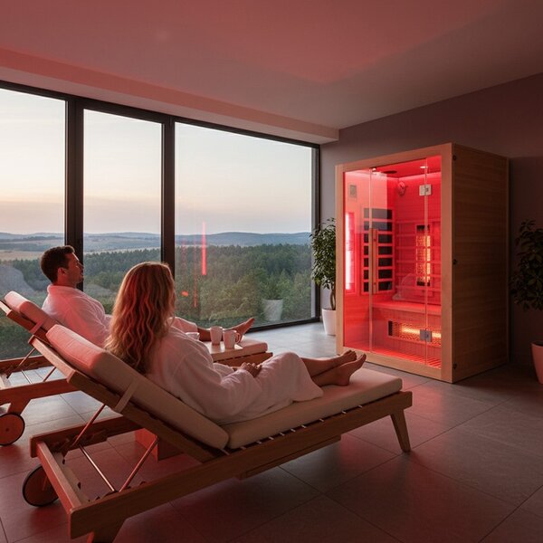 BPS-koupelny Infrasauna Alta 2 120x105, 2-3 osoby