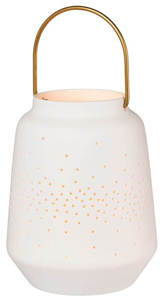 Porcelánový lampáš Holes 14 cm