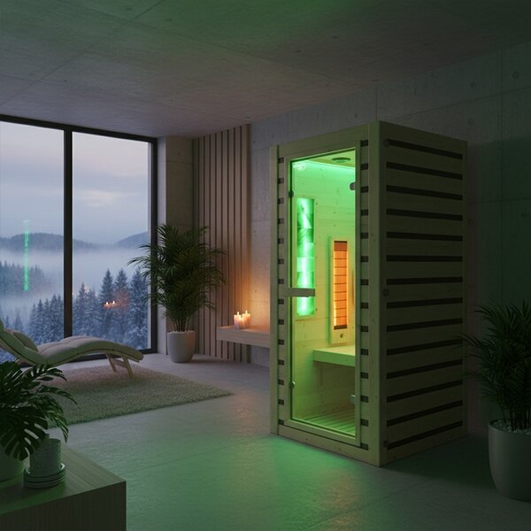 BPS-koupelny Infrasauna Tromso 1 90x90, 1 osoba