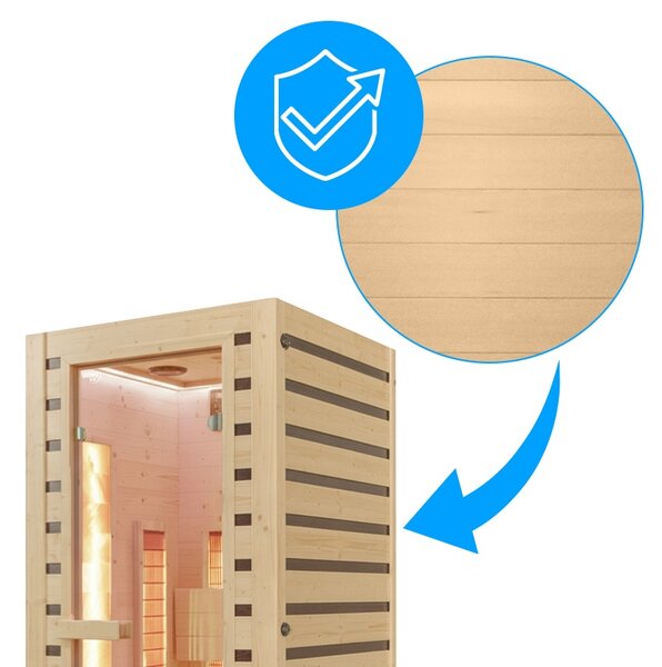 BPS-koupelny Infrasauna Tromso 2 120x105, 1-2 osoby