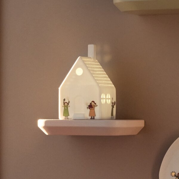 Porcelánový LED lampáš Heavenly Sisters