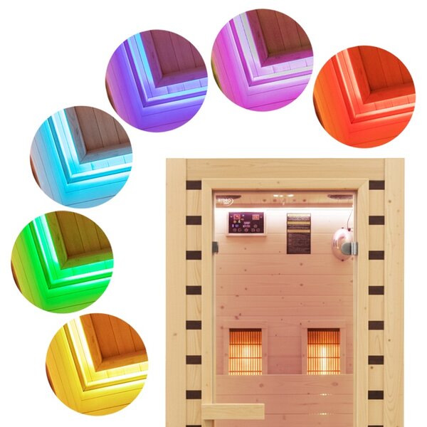BPS-koupelny Infrasauna Tromso 1 90x90, 1 osoba