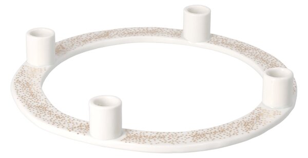 Porcelánový adventný svietnik Golden Dots