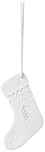 Porcelánová vianočná ozdoba Sock