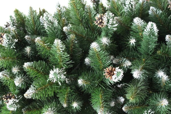 Vianočný stromček Borovica diamantová so striebornými trblietkami 120 cm