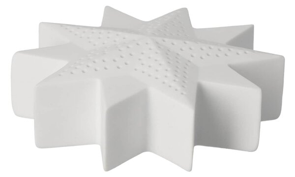 Vianočná porcelánová LED dekorácia Double Star