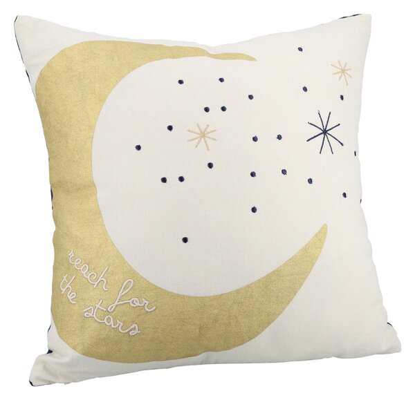 Vyšívaný vankúš Night Sky 45 × 45 cm