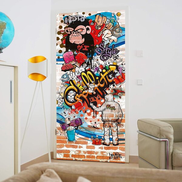 Fototapeta na dvere GRAFFITI 86x200 cm