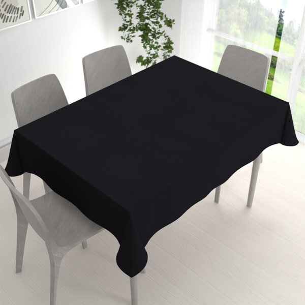 Biante Dekoračný obdĺžnikový obrus BKS-410 Čierny 50x100 cm