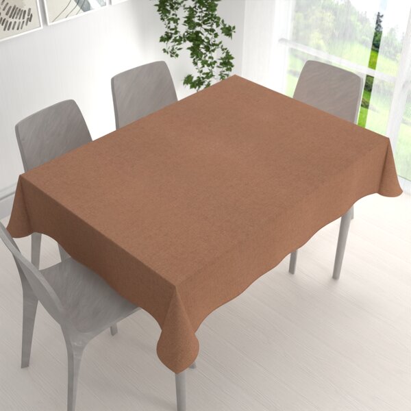 Biante Dekoračný obdĺžnikový obrus BKW-203 Hnedý žíhaný 100x140 cm