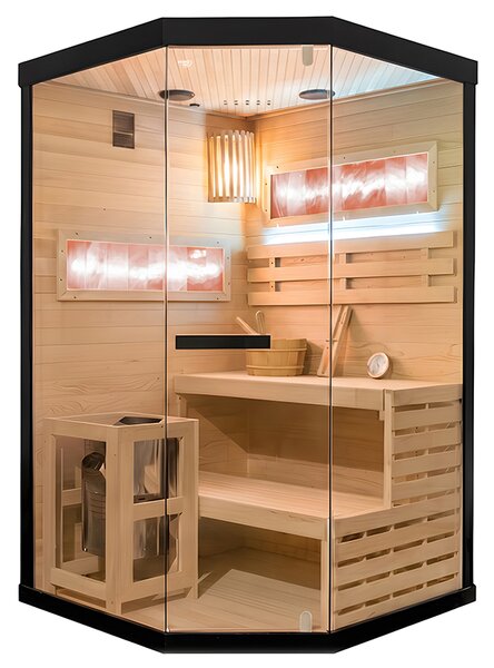 BPS-koupelny Fínska sauna LARK2 120x120, 2 osoby