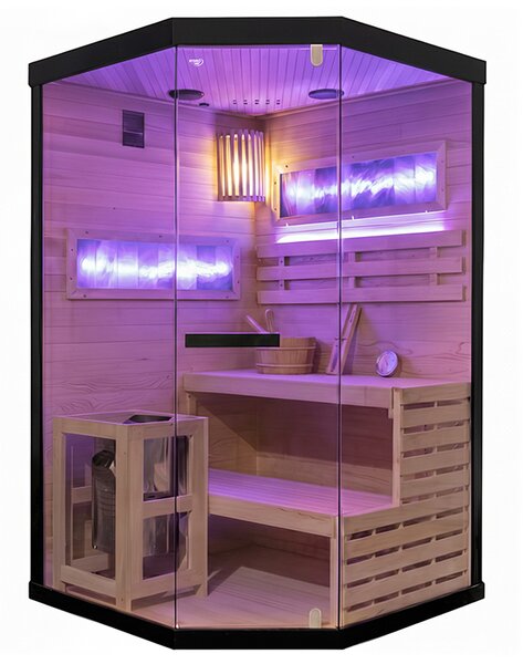 BPS-koupelny Fínska sauna LARK2 120x120, 2 osoby