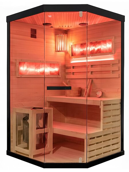 BPS-koupelny Fínska sauna LARK2 120x120, 2 osoby