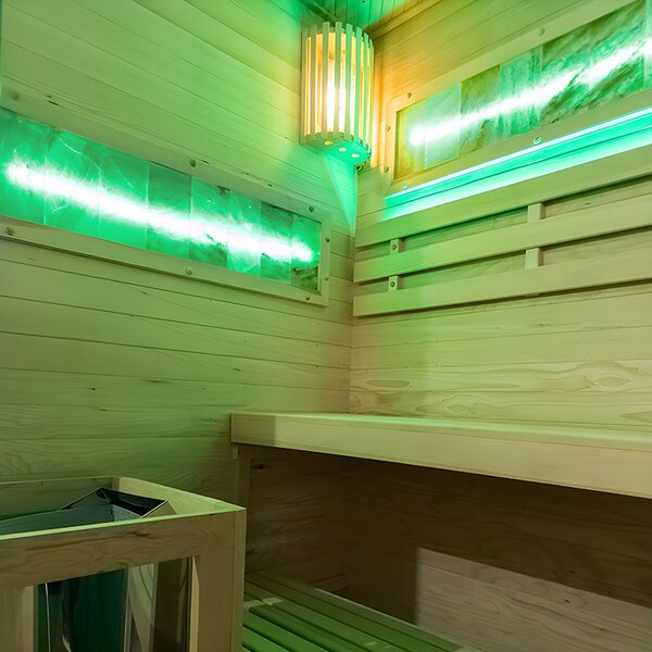 BPS-koupelny Fínska sauna LARK2 120x120, 2 osoby
