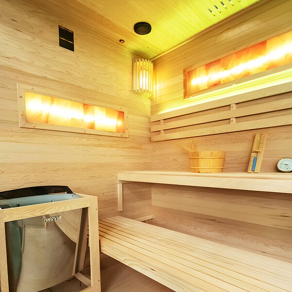 BPS-koupelny Fínska sauna LARK5 WD 180x160, 4-5 osôb