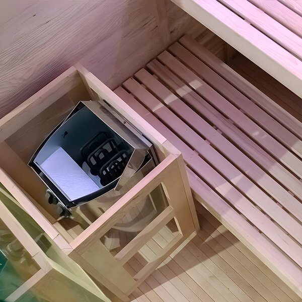 BPS-koupelny Fínska sauna LARK2 120x120, 2 osoby