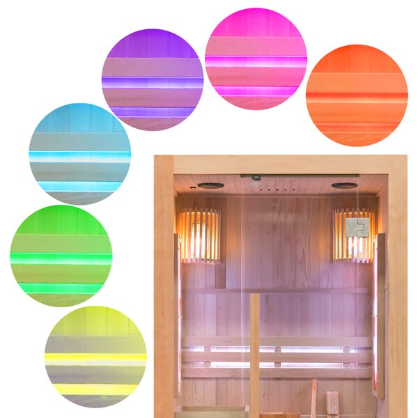 BPS-koupelny Fínska sauna KEMI1 120x105, 1-2 osoby