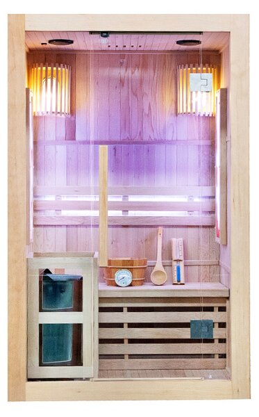BPS-koupelny Fínska sauna KEMI1 120x105, 1-2 osoby