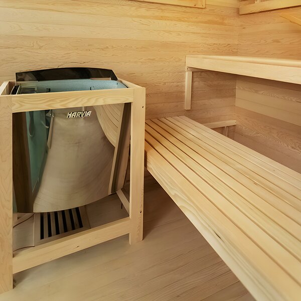 BPS-koupelny Fínska sauna LARK5 WD 180x160, 4-5 osôb