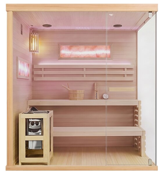 BPS-koupelny Fínska sauna LARK5 WD 180x160, 4-5 osôb