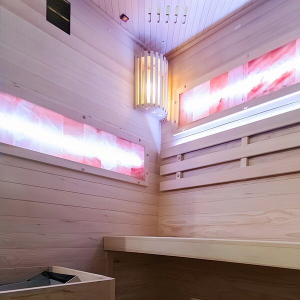 BPS-koupelny Fínska sauna LARK2 120x120, 2 osoby