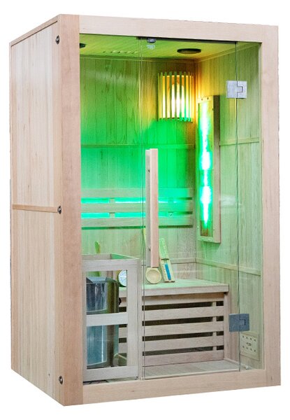 BPS-koupelny Fínska sauna KEMI1 120x105, 1-2 osoby