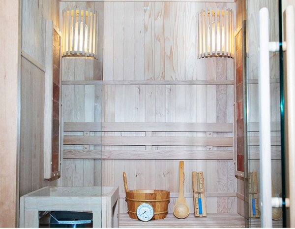 BPS-koupelny Fínska sauna KEMI1 120x105, 1-2 osoby