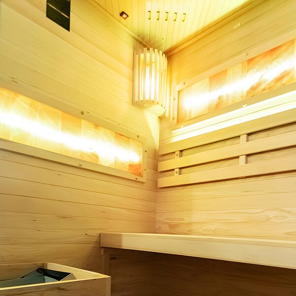 BPS-koupelny Fínska sauna LARK2 120x120, 2 osoby