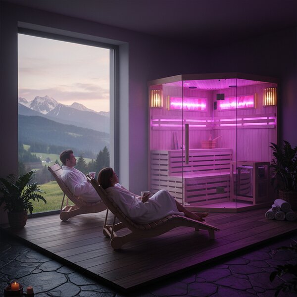 BPS-koupelny Fínska sauna KEMI4 150x150, 4-5 osôb