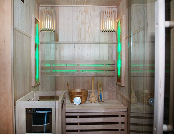 BPS-koupelny Fínska sauna KEMI1 120x105, 1-2 osoby
