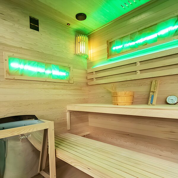 BPS-koupelny Fínska sauna LARK5 WD 180x160, 4-5 osôb