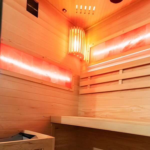 BPS-koupelny Fínska sauna LARK2 120x120, 2 osoby