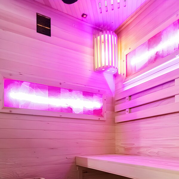 BPS-koupelny Fínska sauna LARK2 120x120, 2 osoby
