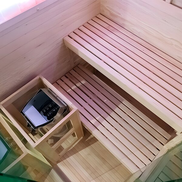 BPS-koupelny Fínska sauna LARK2 120x120, 2 osoby