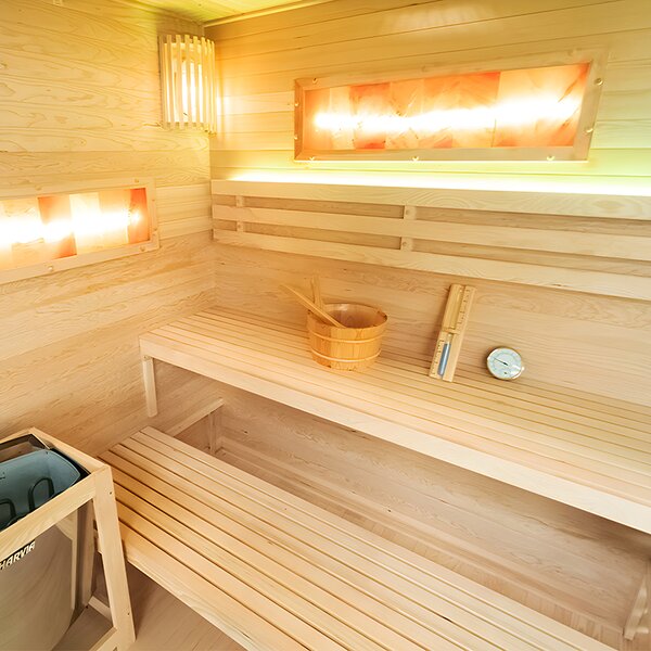 BPS-koupelny Fínska sauna LARK5 WD 180x160, 4-5 osôb