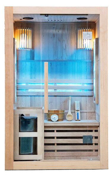 BPS-koupelny Fínska sauna KEMI1 120x105, 1-2 osoby