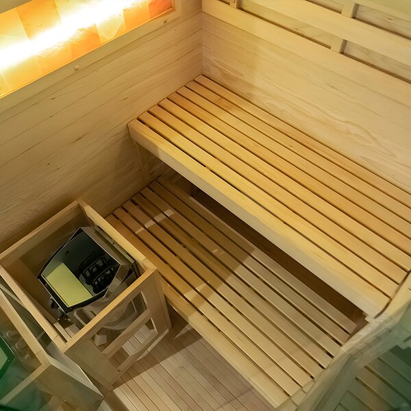 BPS-koupelny Fínska sauna LARK2 120x120, 2 osoby
