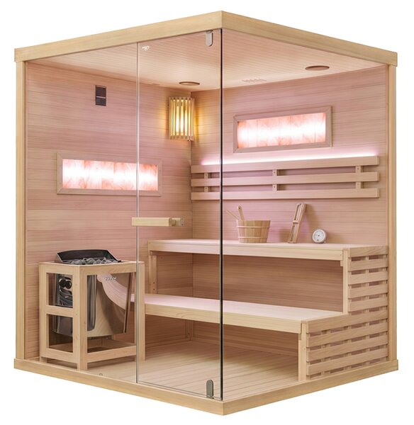 BPS-koupelny Fínska sauna LARK5 WD 180x160, 4-5 osôb