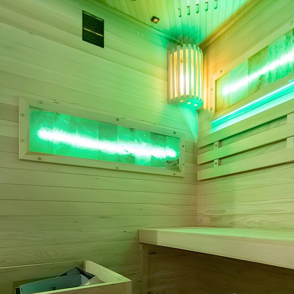 BPS-koupelny Fínska sauna LARK2 120x120, 2 osoby