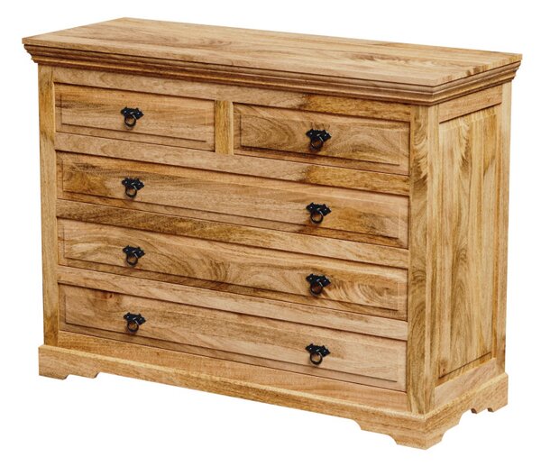 Komoda Guru 120x90x45 indický masív mango
