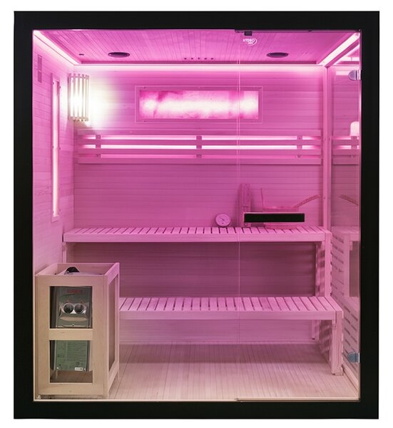 BPS-koupelny Fínska sauna FORSA2 BL 150x140, 3 osoby