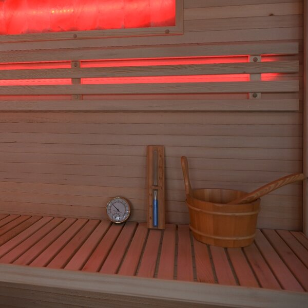 BPS-koupelny Fínska sauna FORSA2 BL 150x140, 3 osoby