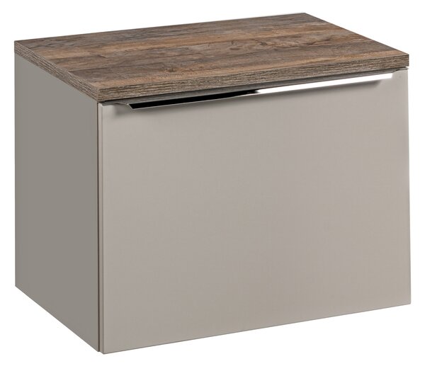 Comad Kúpeľňová skrinka pod doskové umývadlo Santa Fe Taupe 60 sivá/dub vintage