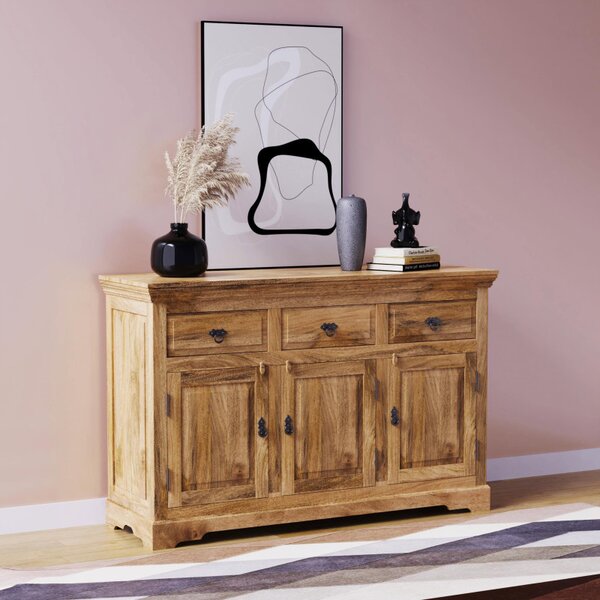 Komoda Guru 140x90x45 indický masív mango